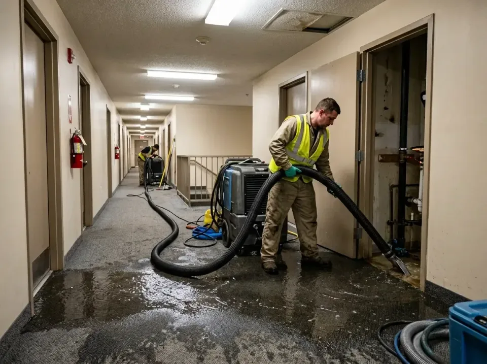 multi-unit-apartment-hallway-f-005 — frequently asked questions, Emergency Burst Pipe Water Extraction & Removal in Tipp Cit…